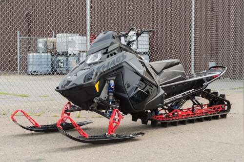 2025 PolarisĀ® 9R RMK KHAOS 155 Shadow Gray / Gloss Black in dunmore PA