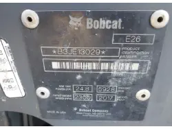 2017 BOBCAT E26