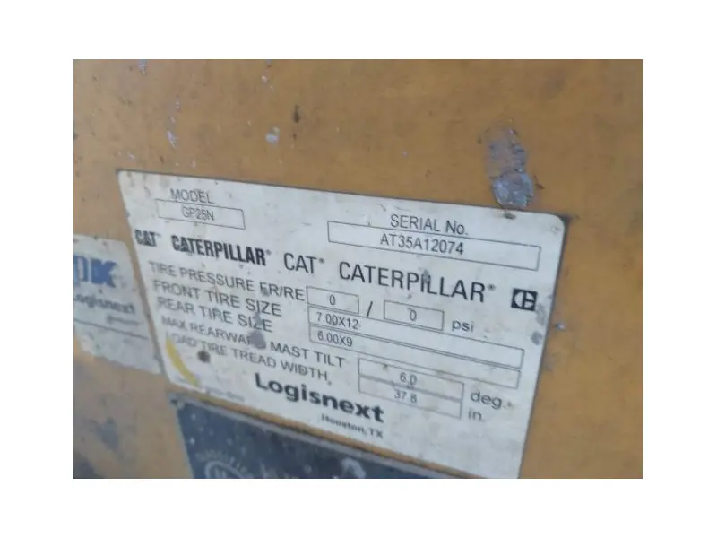 2022 Caterpillar GP25N