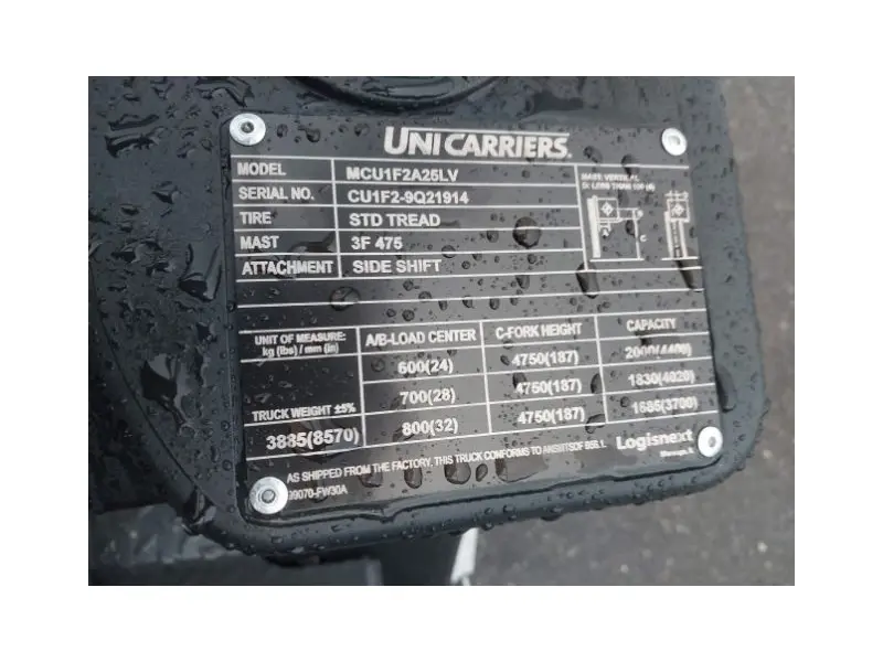 2021 UNICARRIER CFU50LP