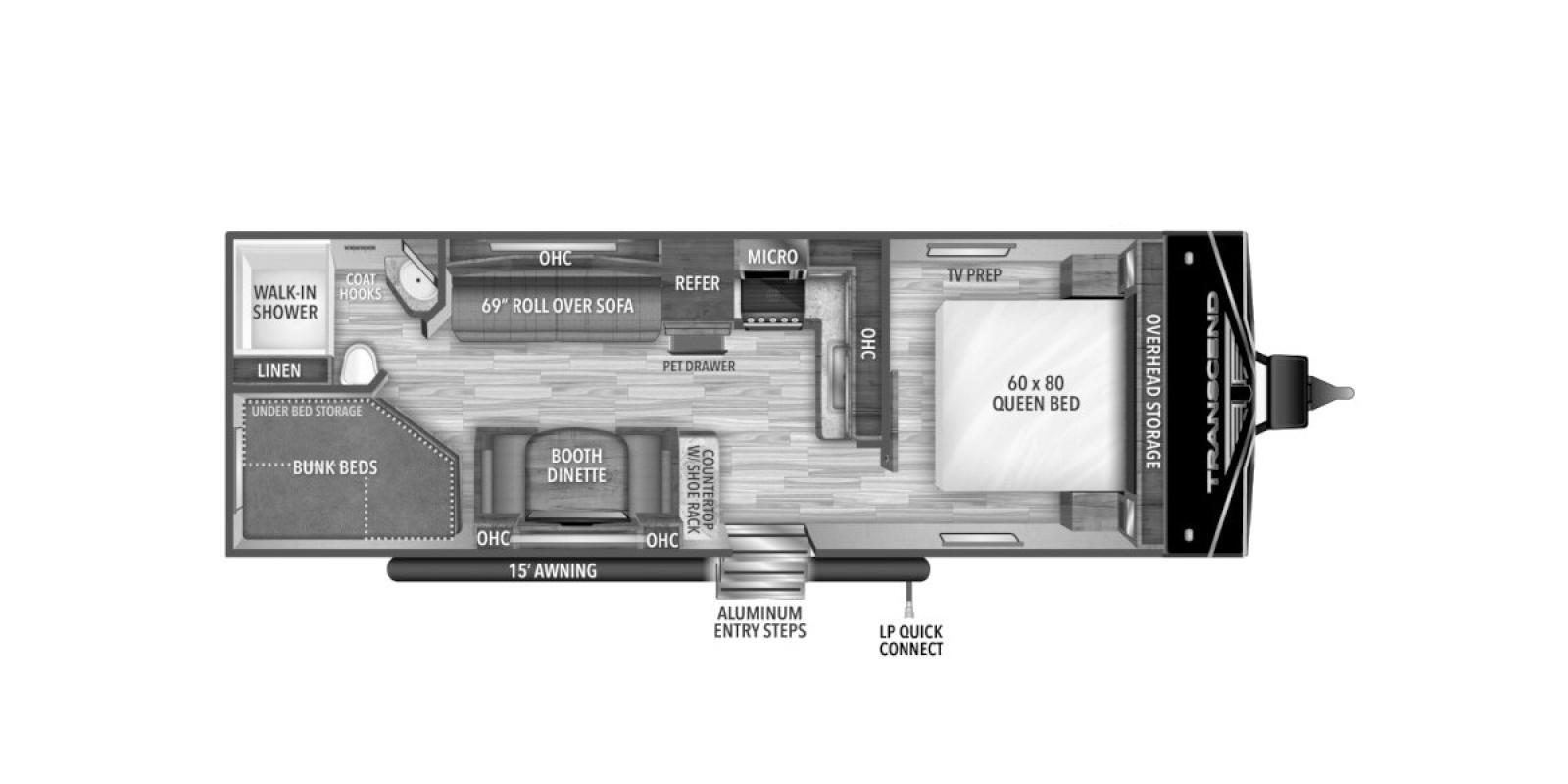 2021 Grand Design Transcend Xplor 247BH in deforest WI