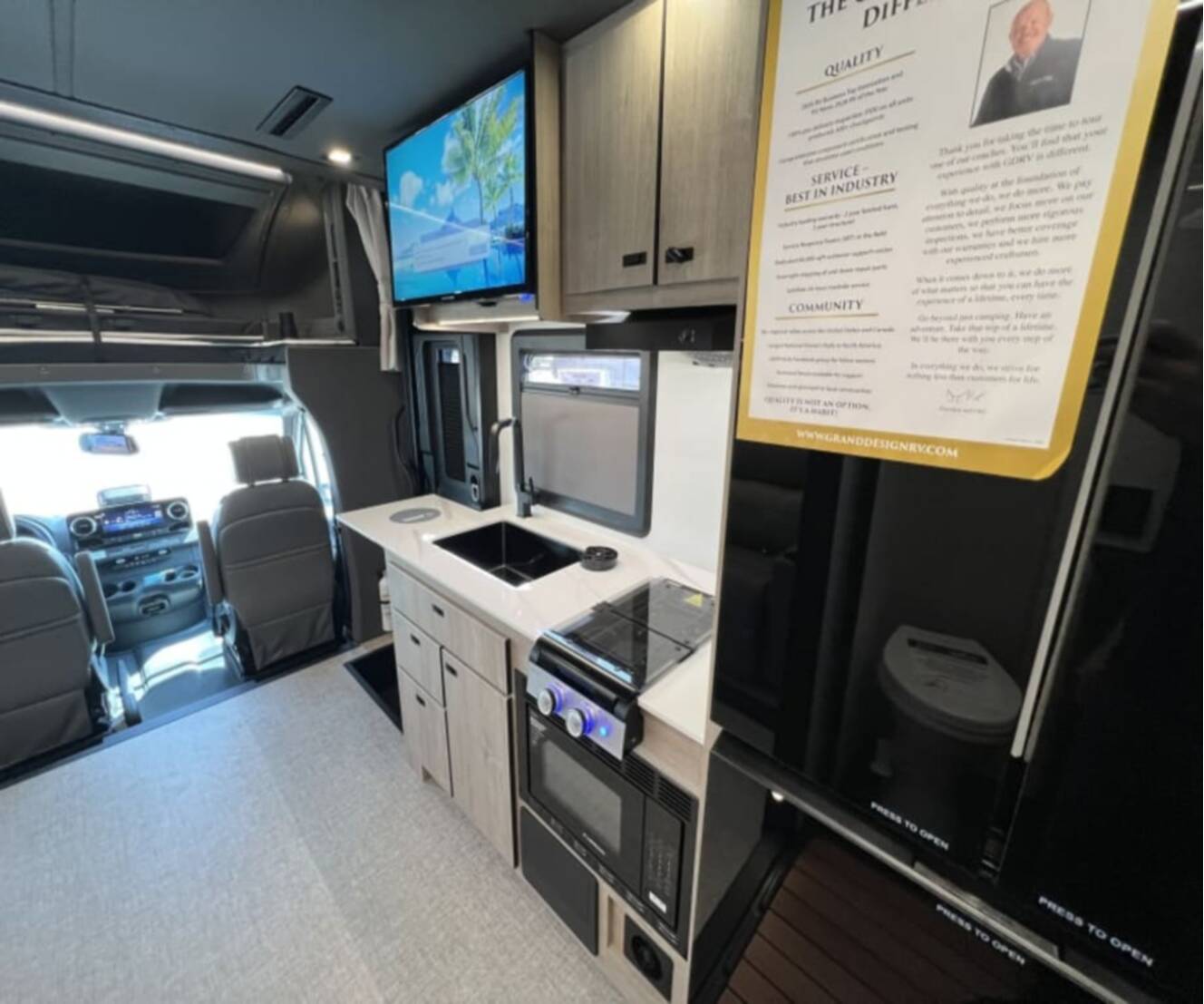 A photo of this 2027 Grand Design LINEAGE SERIES M 25TK-FBP