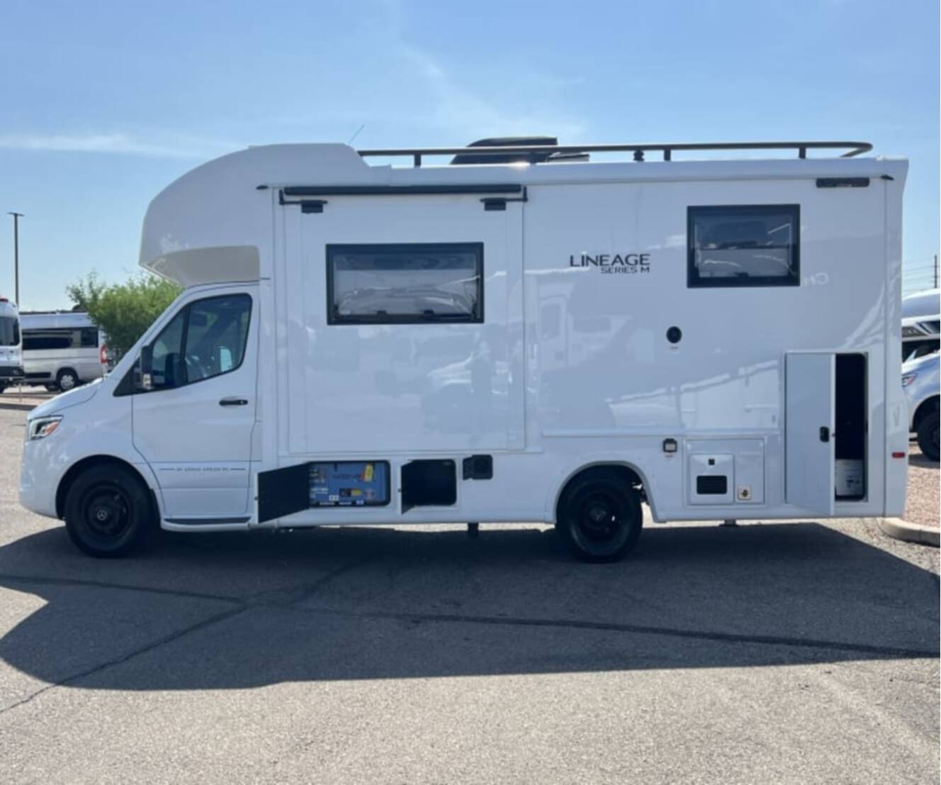 A photo of this 2027 Grand Design LINEAGE SERIES M 25TK-FBP