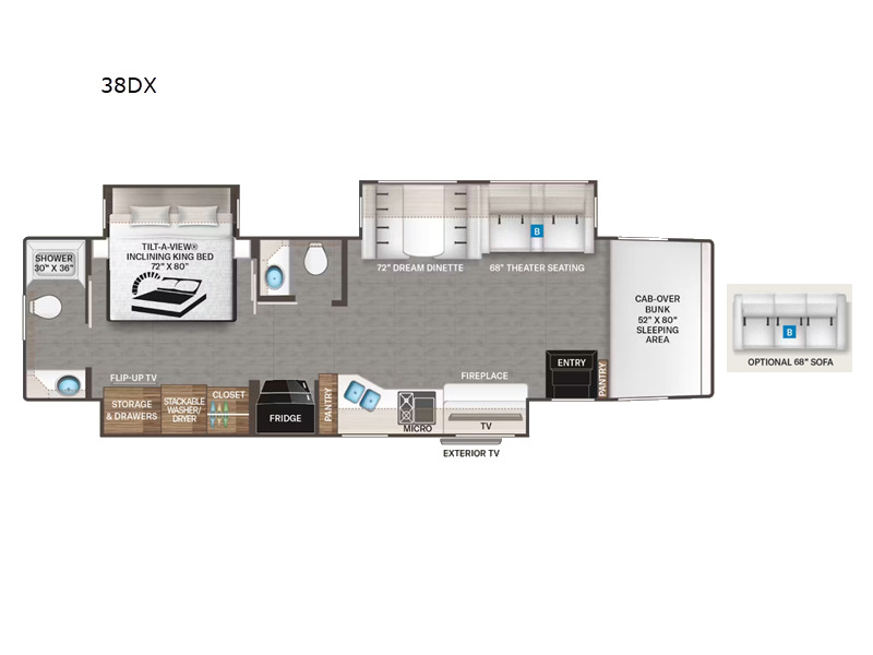 2026 Thor Motor Coach Inception 38DX in baton rouge LA