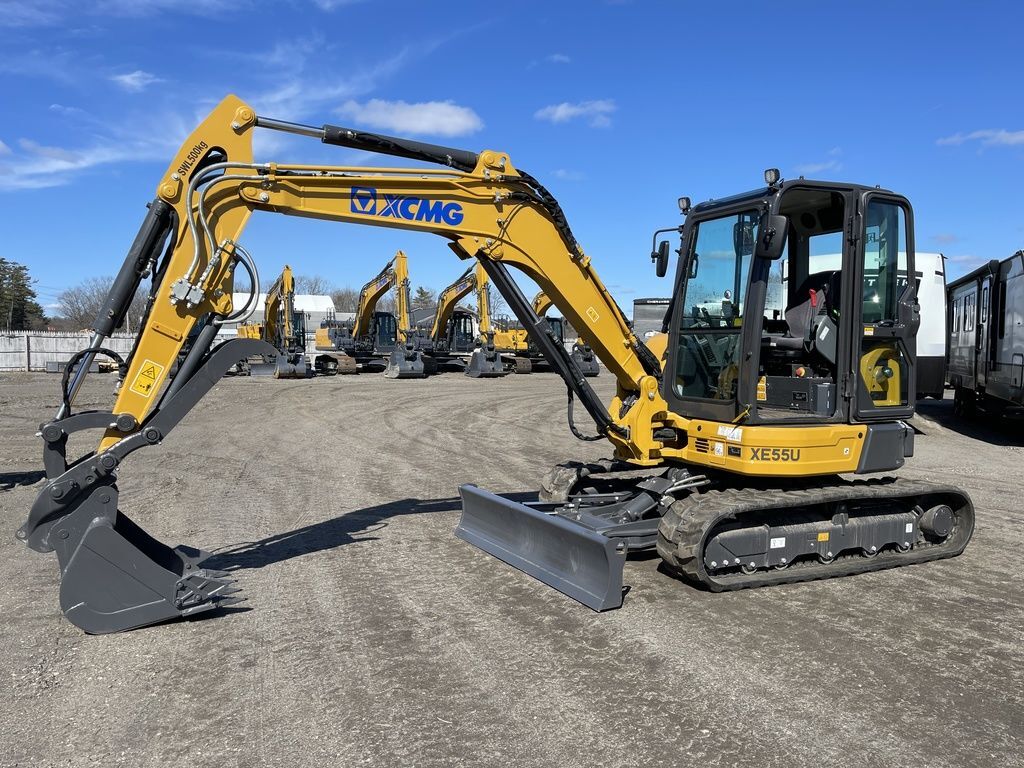 2025 XCMG XE55U Excavator w/41.2 HP, 13.9K lbs, HVAC Cab in Turner, ME