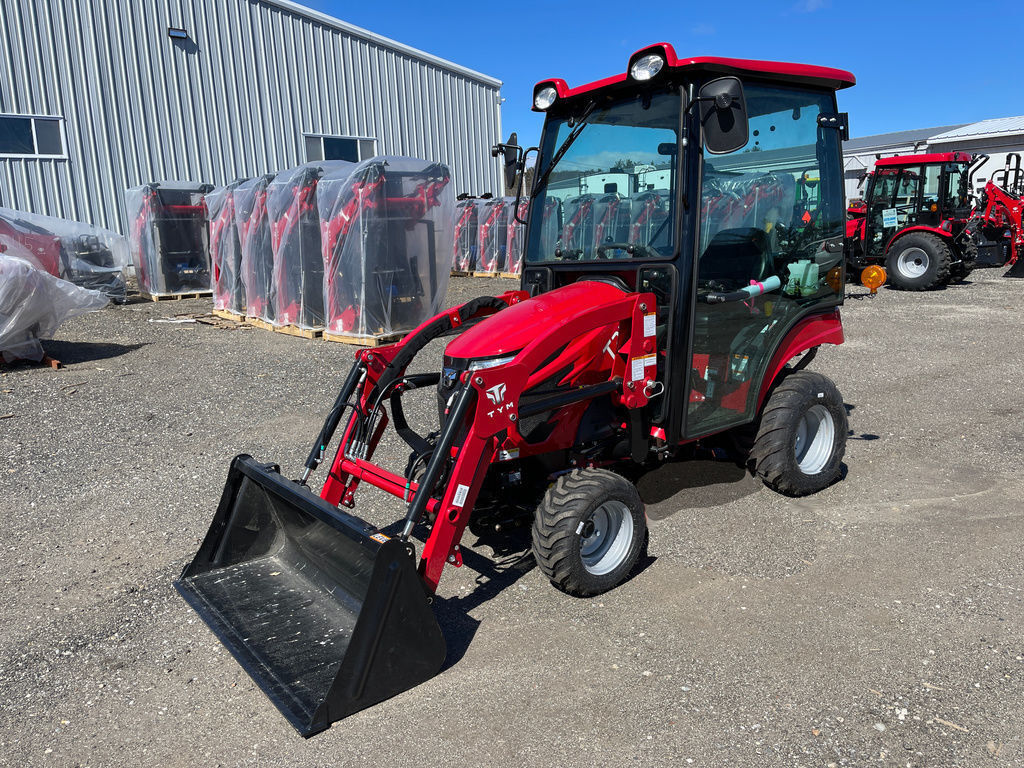 2026 TYM T224HC Hydrostatic Tractor with 22HP, Cab and Loader in Turner, ME
