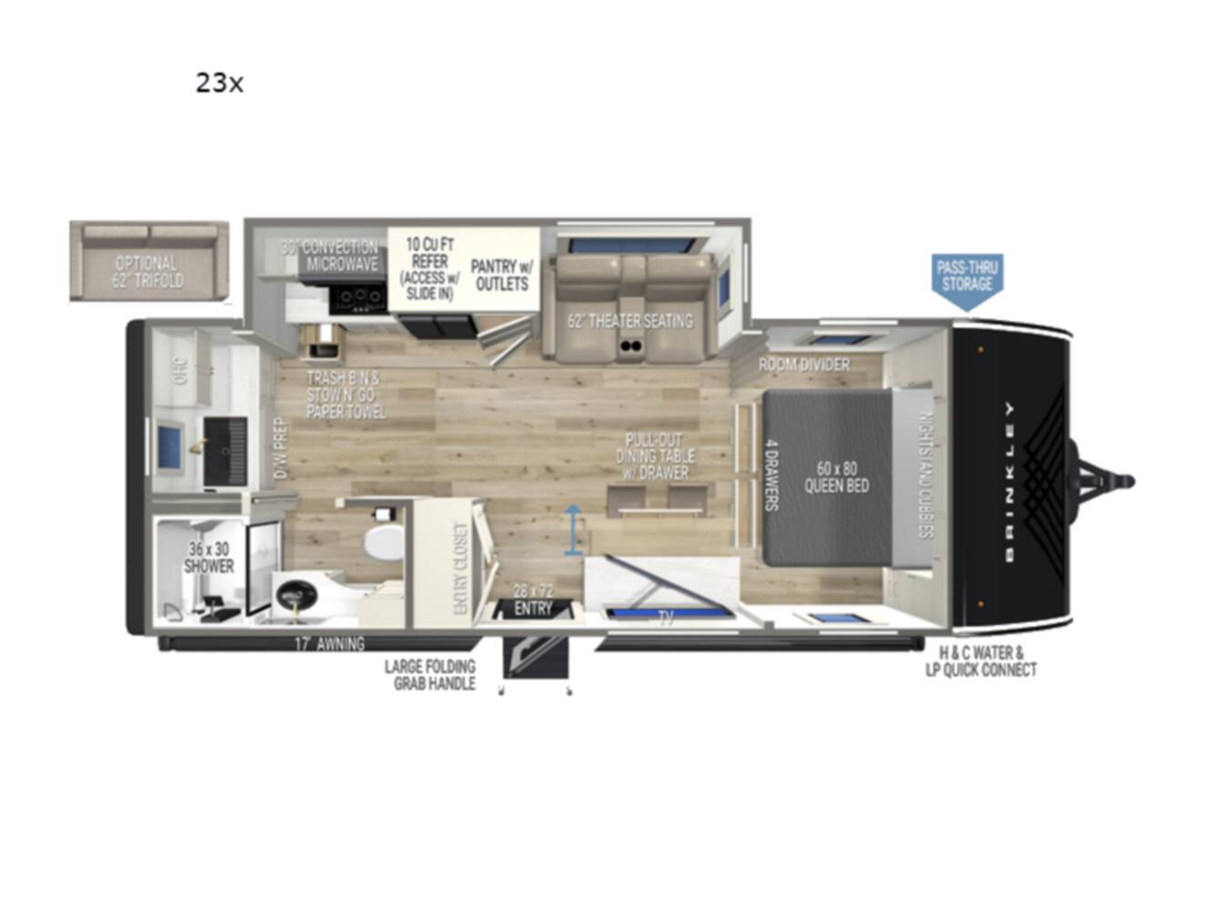 A photo of this 2027 Brinkley Model Ix 23x