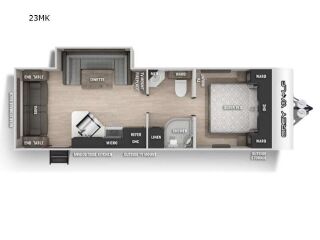 2021 FOREST RIVER CHEROKEE GREY WOLF 23MK
