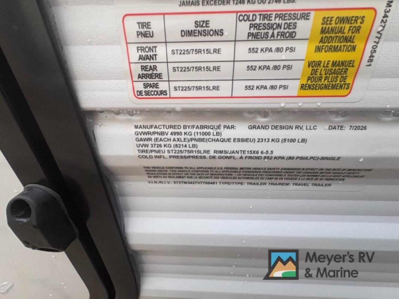 A photo of this 2027 Grand Design Momentum MAV 28MAV