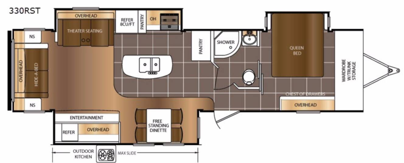 A photo of this 2017 Prime Time Rv LaCrosse 330RST