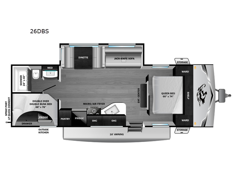 2027 Open Range Rv Colt 26DBS in seymour IN