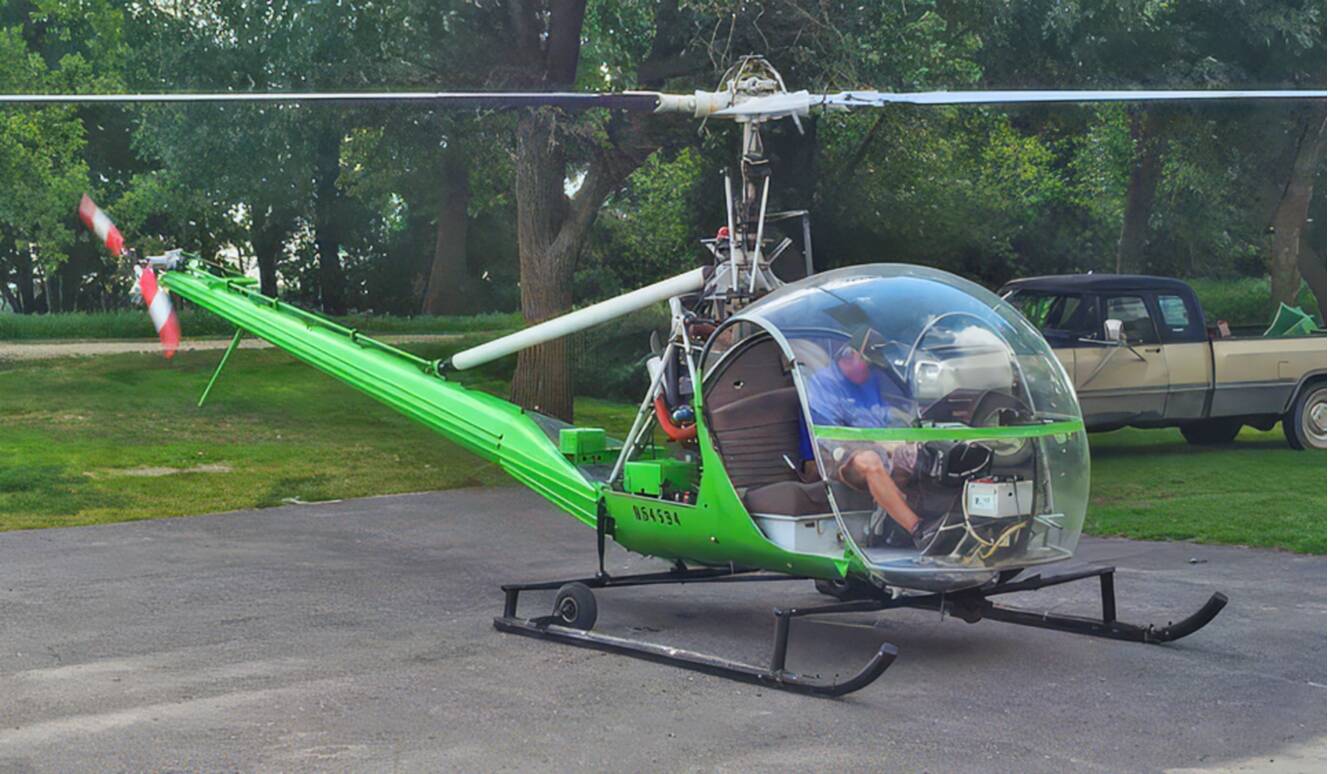 A photo of this 1957 Hiller Aircraft Corp UH 12C
