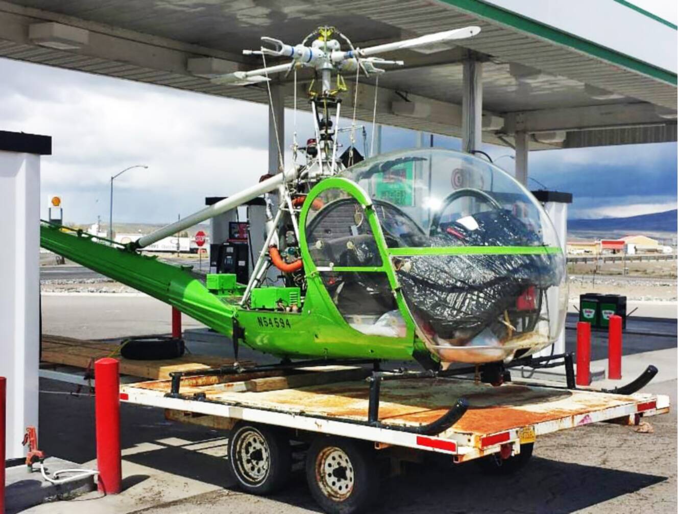 A photo of this 1957 Hiller Aircraft Corp UH 12C