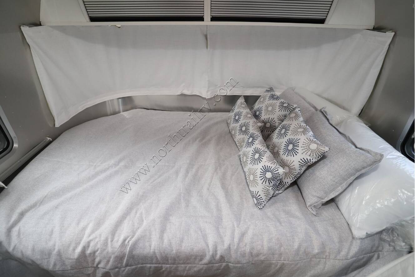 A photo of this 2026 Airstream Bambi 22FB