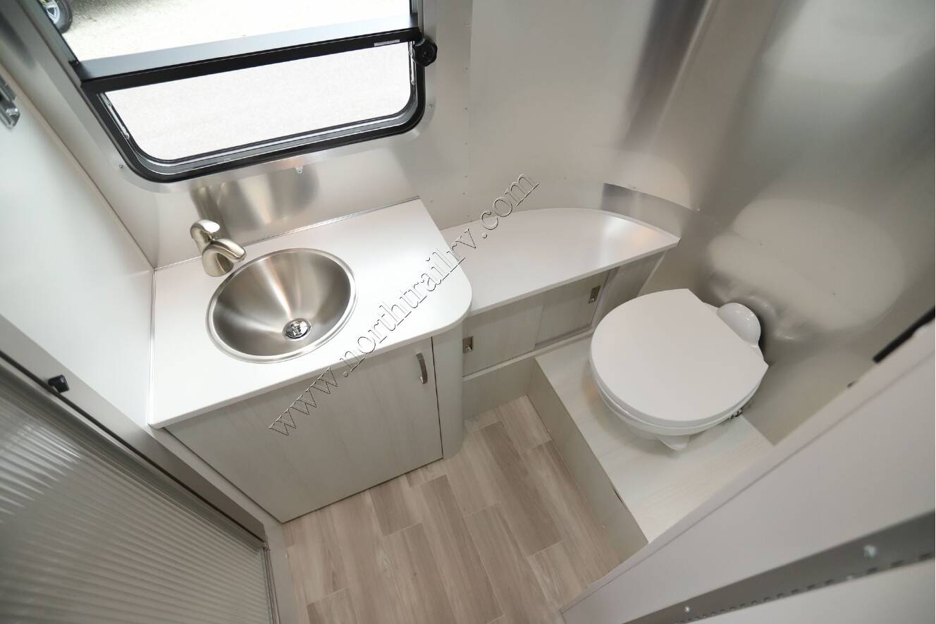 A photo of this 2026 Airstream Bambi 22FB