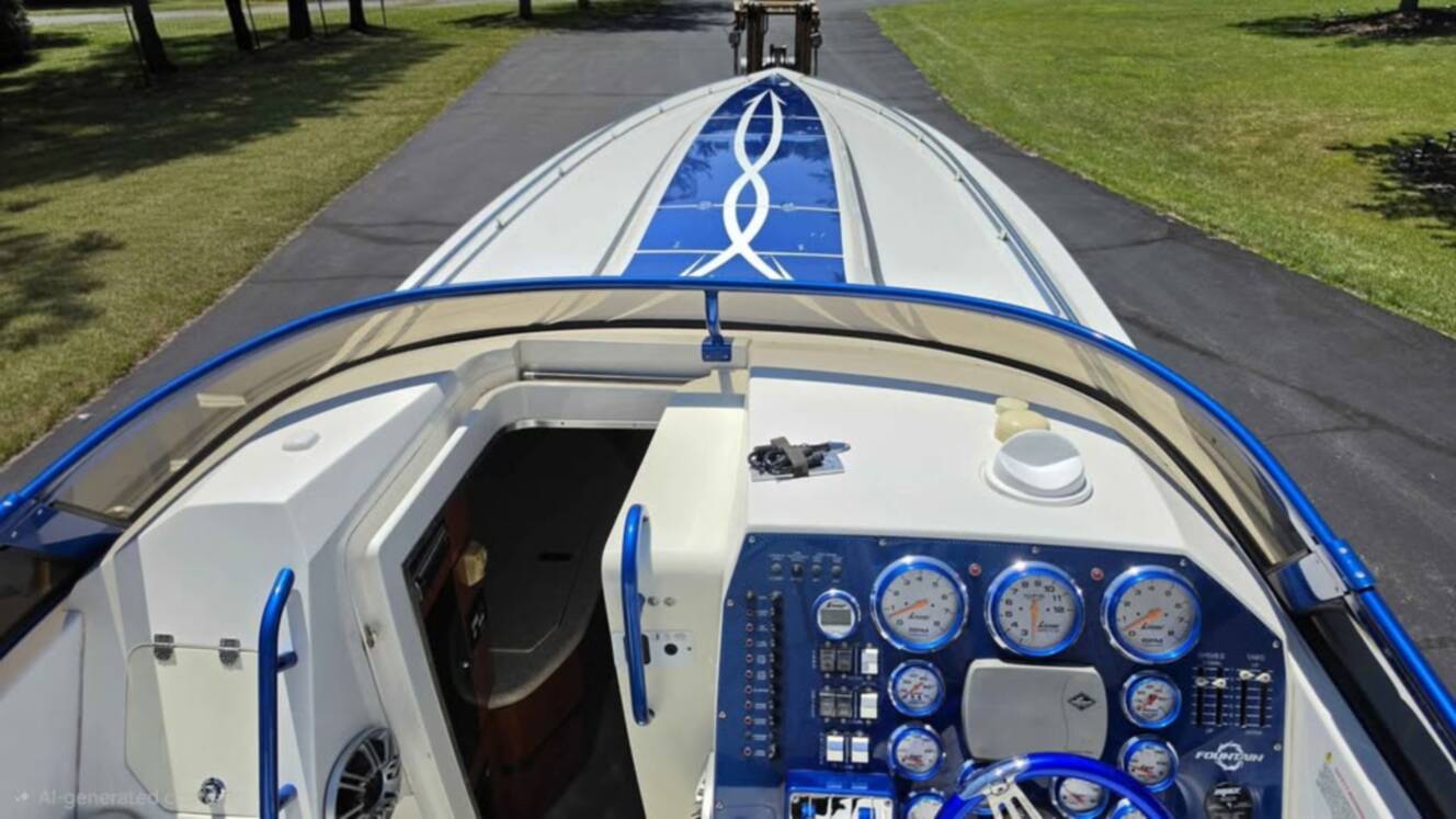 A photo of this 2008 Fountain 38 LIGHTNING