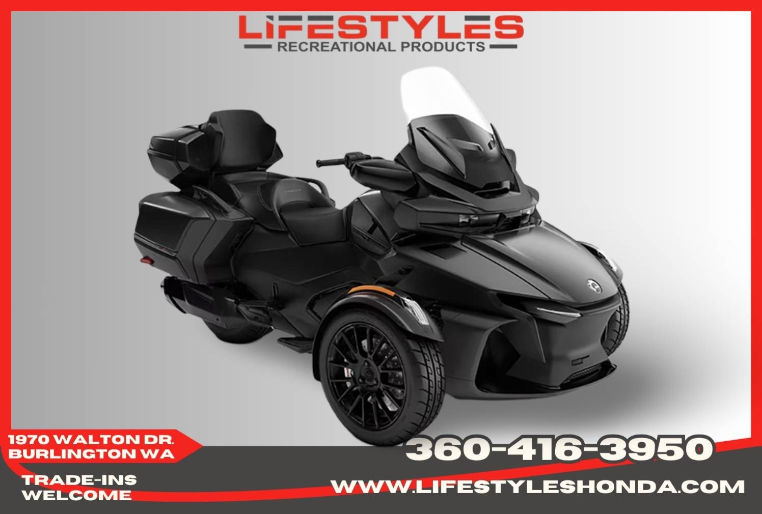 2026 Can-Am Spyder RT Limited RT LIMITED in Burlington, WA