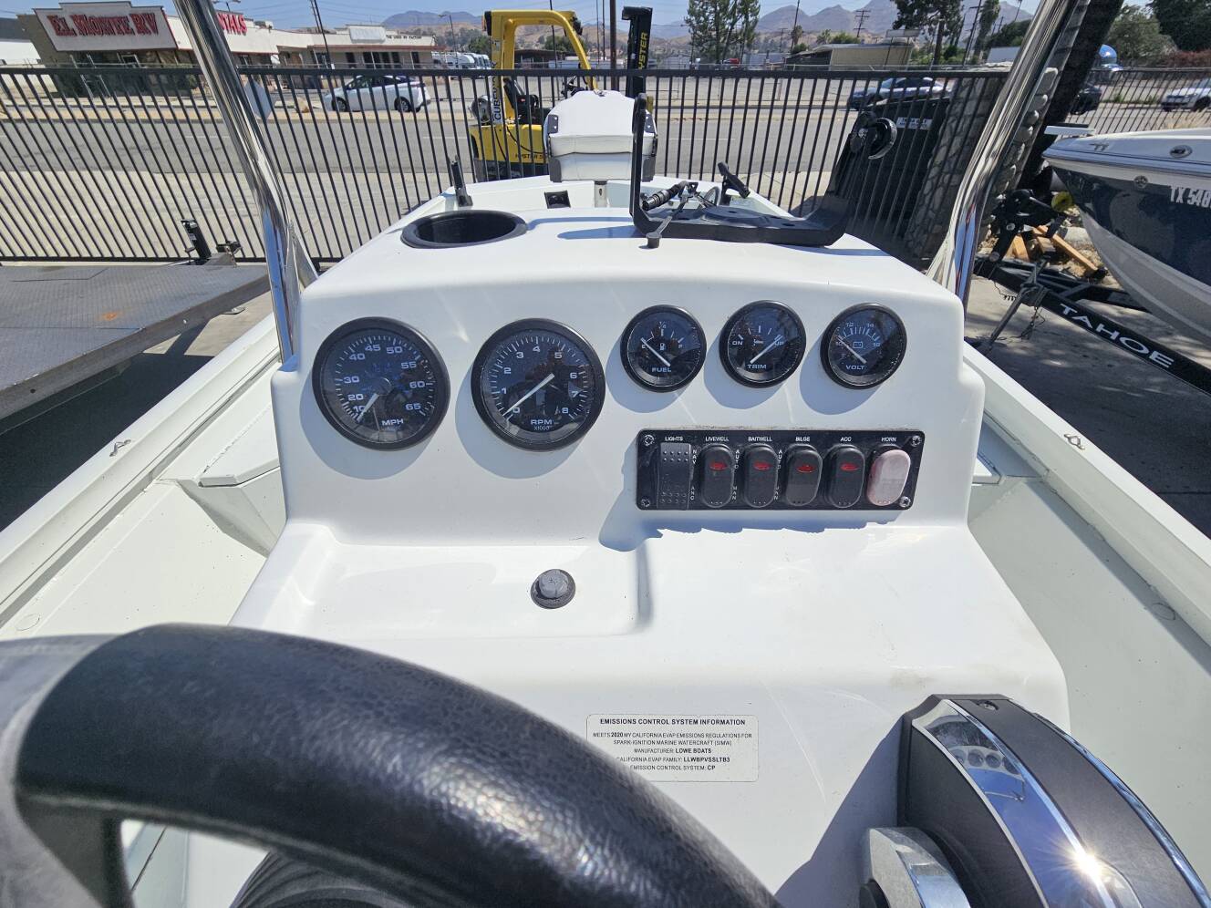 A photo of this 2020 Lowe 20 BAY