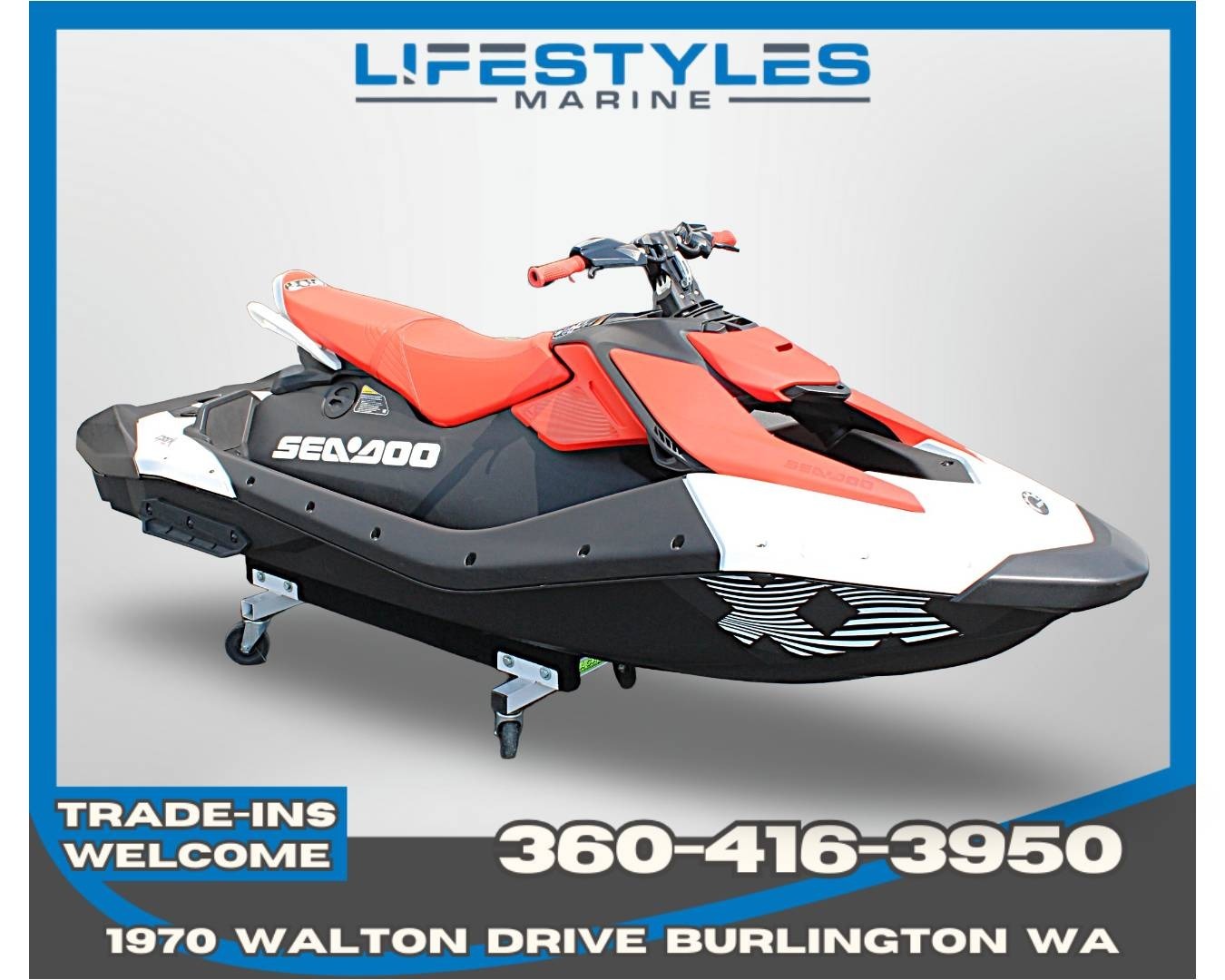 2024 Sea-Doo Spark Trixx for 3 iBR in burlington WA