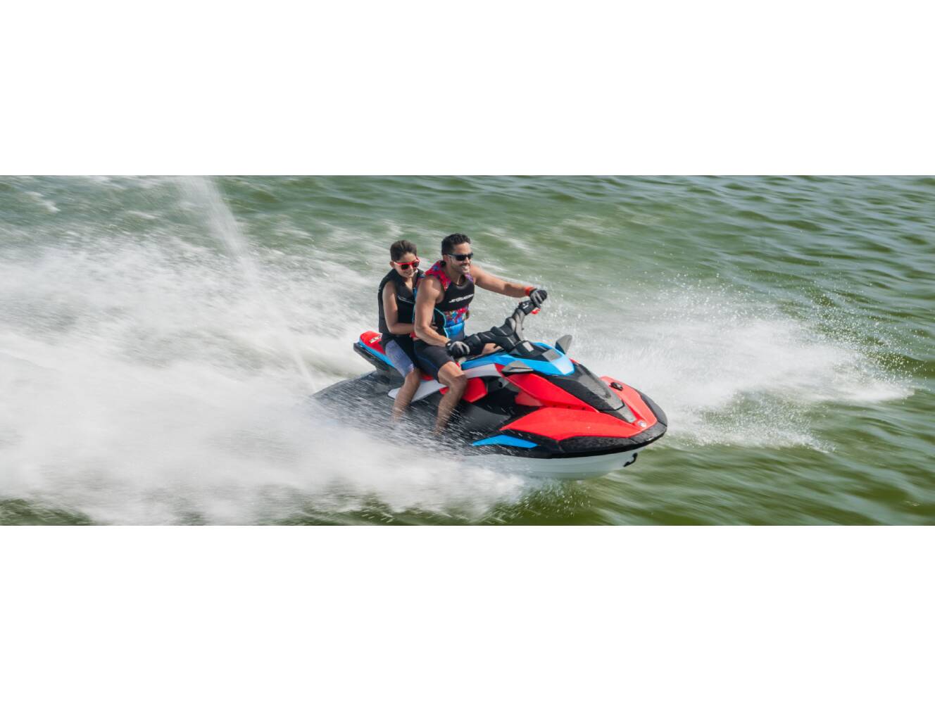 A photo of this 2025 Yamaha JetBlaster DLX 3-Up