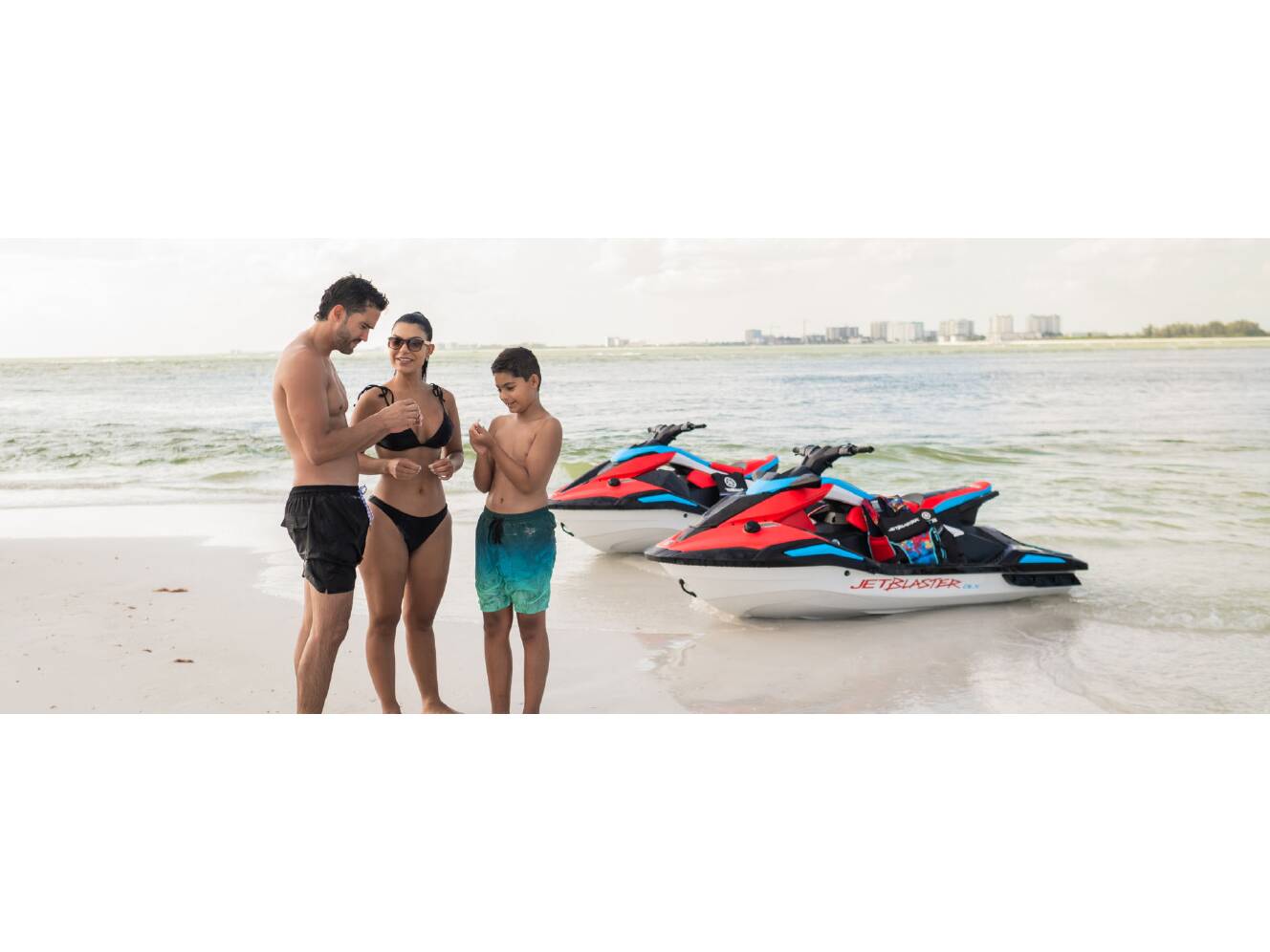A photo of this 2025 Yamaha JetBlaster DLX 3-Up