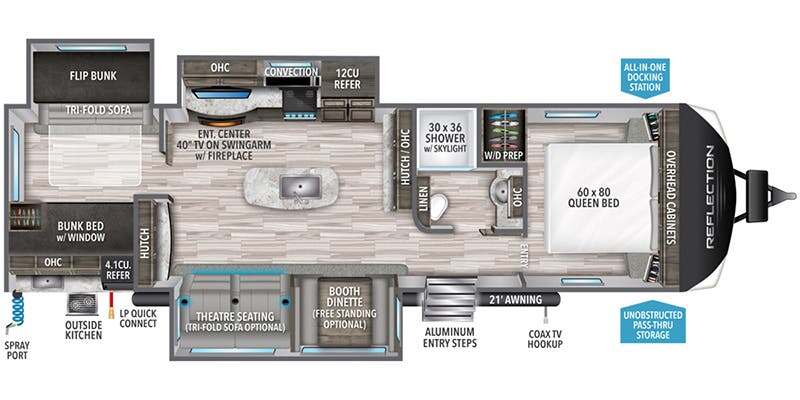 2022 Grand Design Reflection 312BHTS in claremore OK