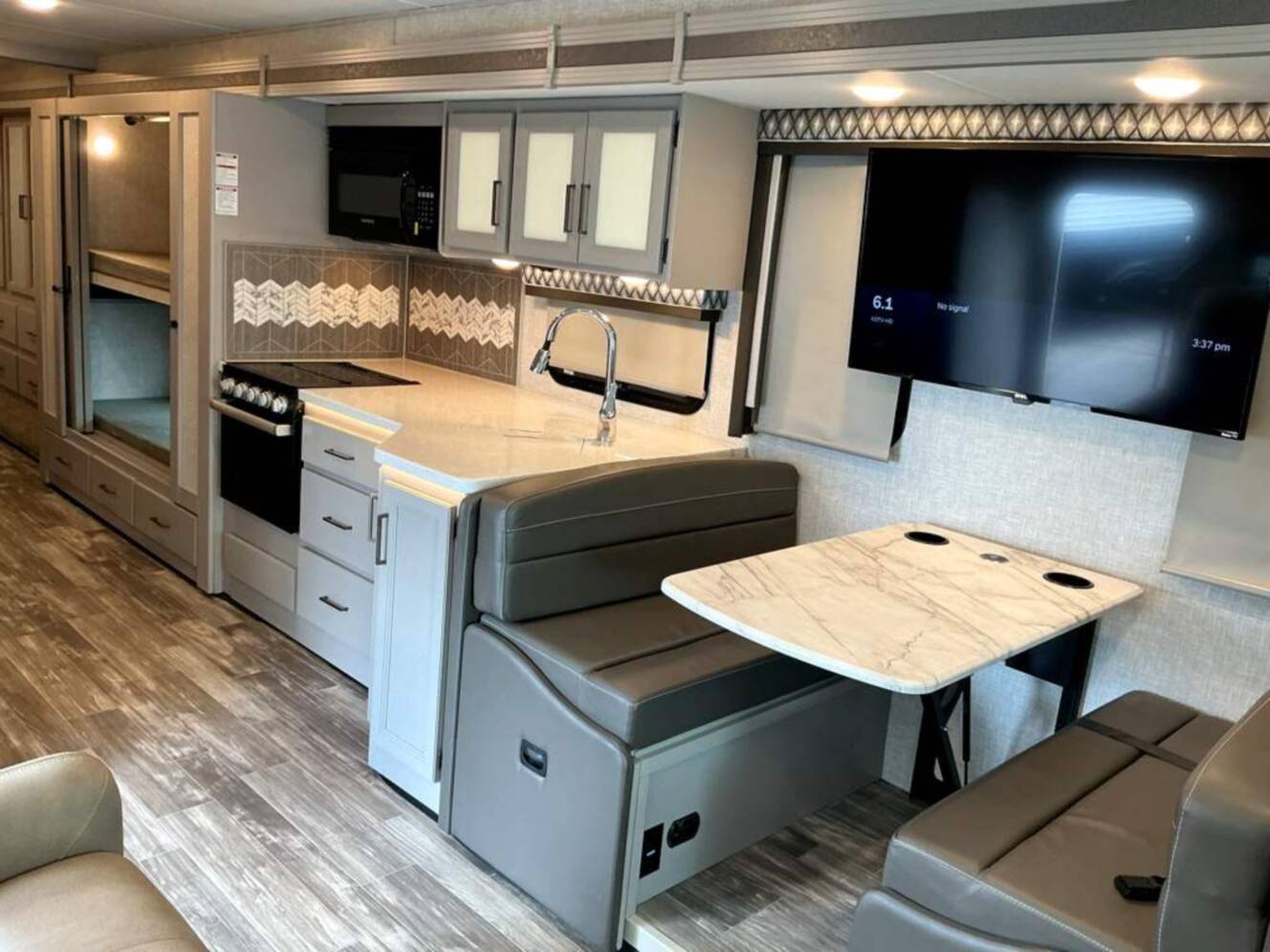 A photo of this 2023 Thor Motor Coach Hurricane 34J