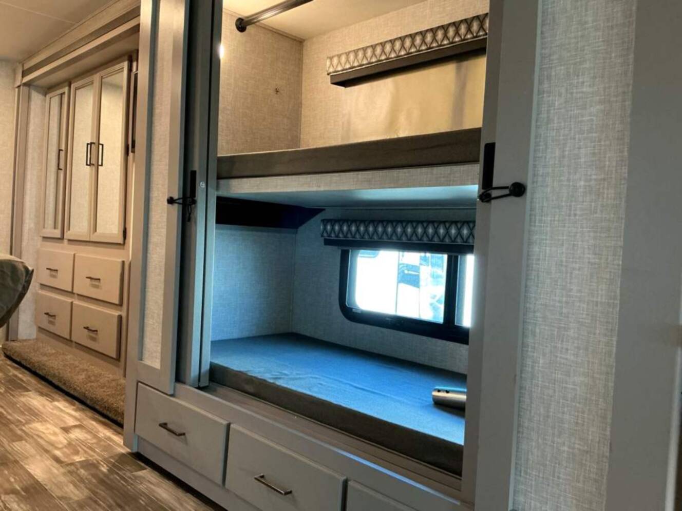A photo of this 2023 Thor Motor Coach Hurricane 34J