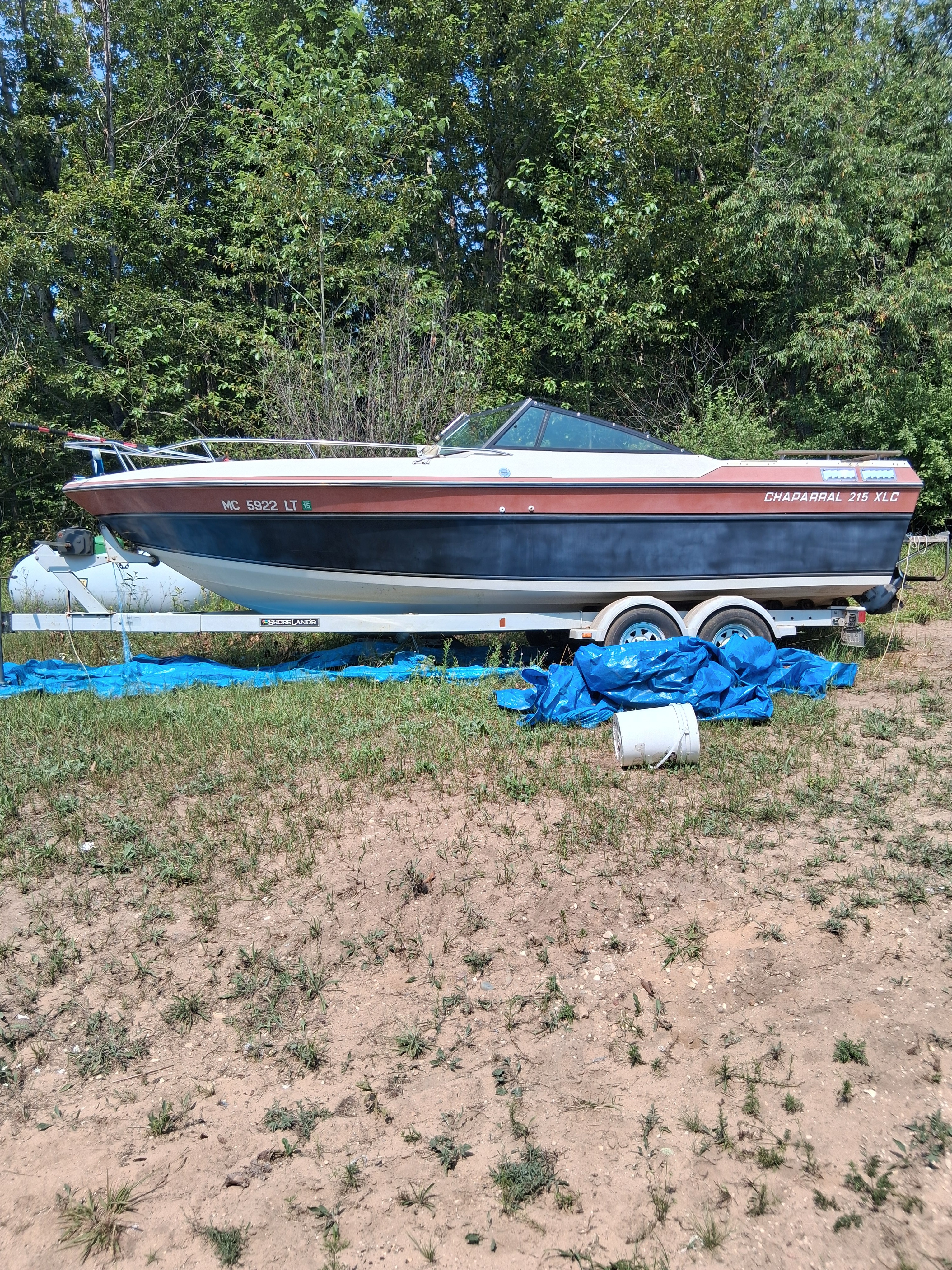 1984 Chaparral 21 SSI OB SKI & FISH in harbor springs MI
