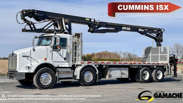 2012 KENWORTH T800 BOOM TRUCK DRYWALL TRUCK CRANE TRUCK / BOOM TRUCK in Champlain, NY