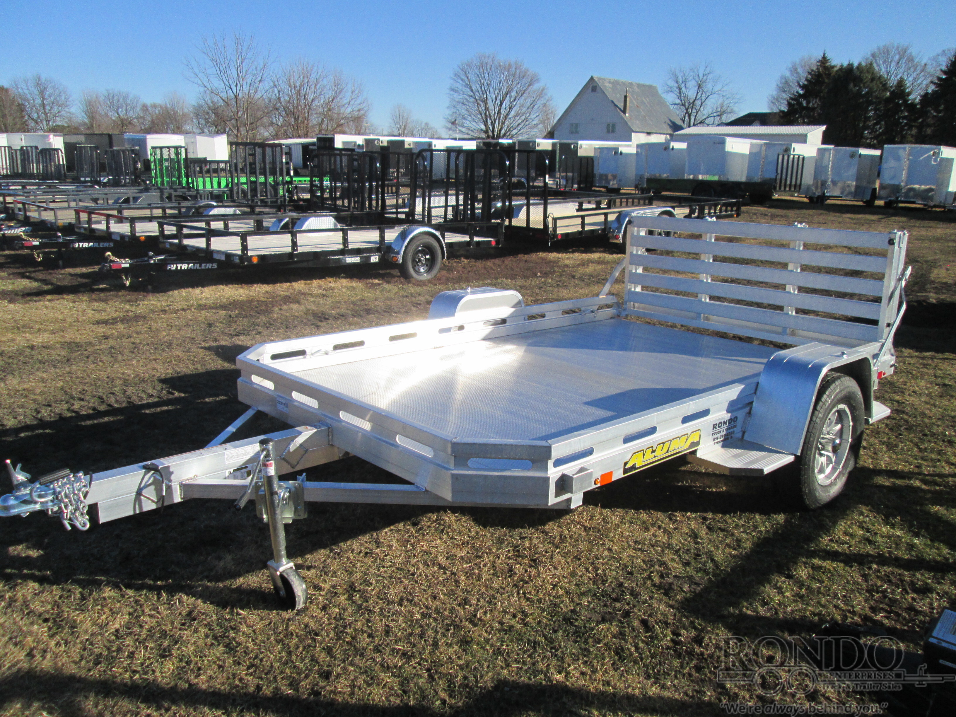 2027 Aluma Aluminum Single Axle Utility 7710H-S-BT in Sycamore, IL