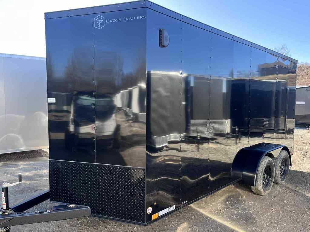 2026 Cross Trailers Beta 7' x 16' Enclosed Cargo Trailer 7' Height- Blackou in Saint Joseph, MO