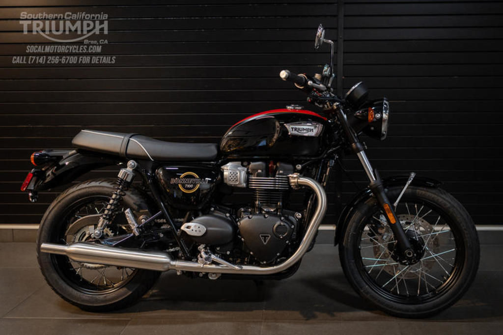 2026 Triumph Bonneville T100 Jet black T100 in Brea, CA