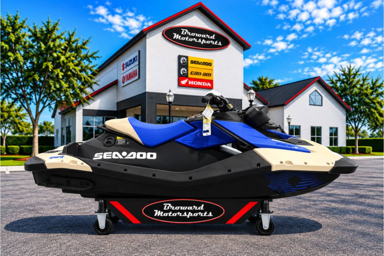 A photo of this 2025 Sea-Doo Spark Trixx for 1 Rotax® 900 ACE - 90 iBR and Au