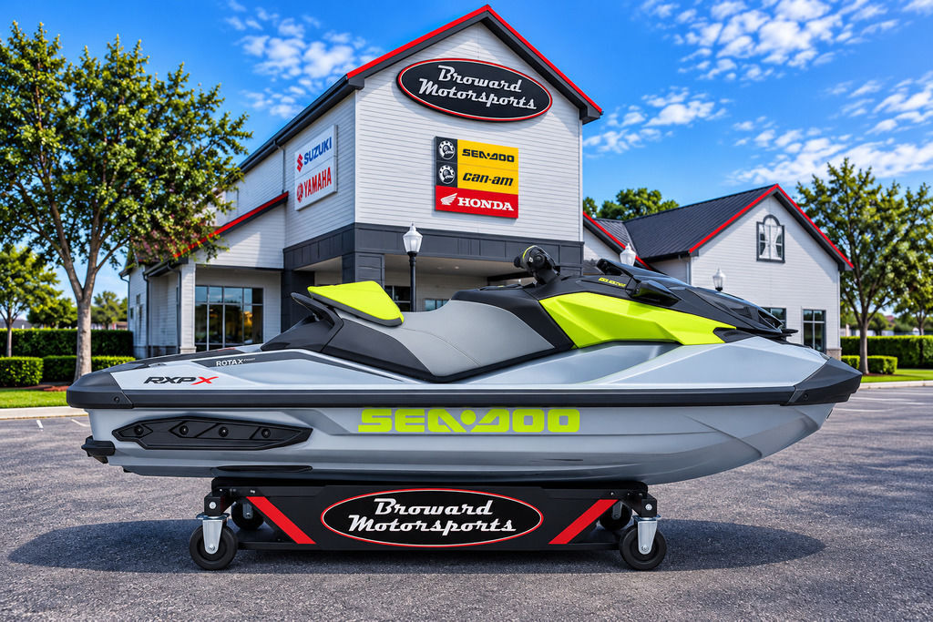 2026 Sea-Doo RXP-X 325 iBR Ice Metal / Manta Green in oakland FL