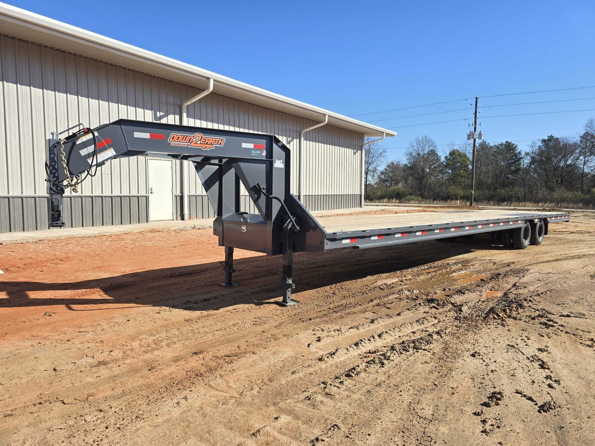 2026 Down 2 Earth Trailers 8.5x40 Deck Over Dual Tandem Gooseneck Equipment Traile in Byron, GA