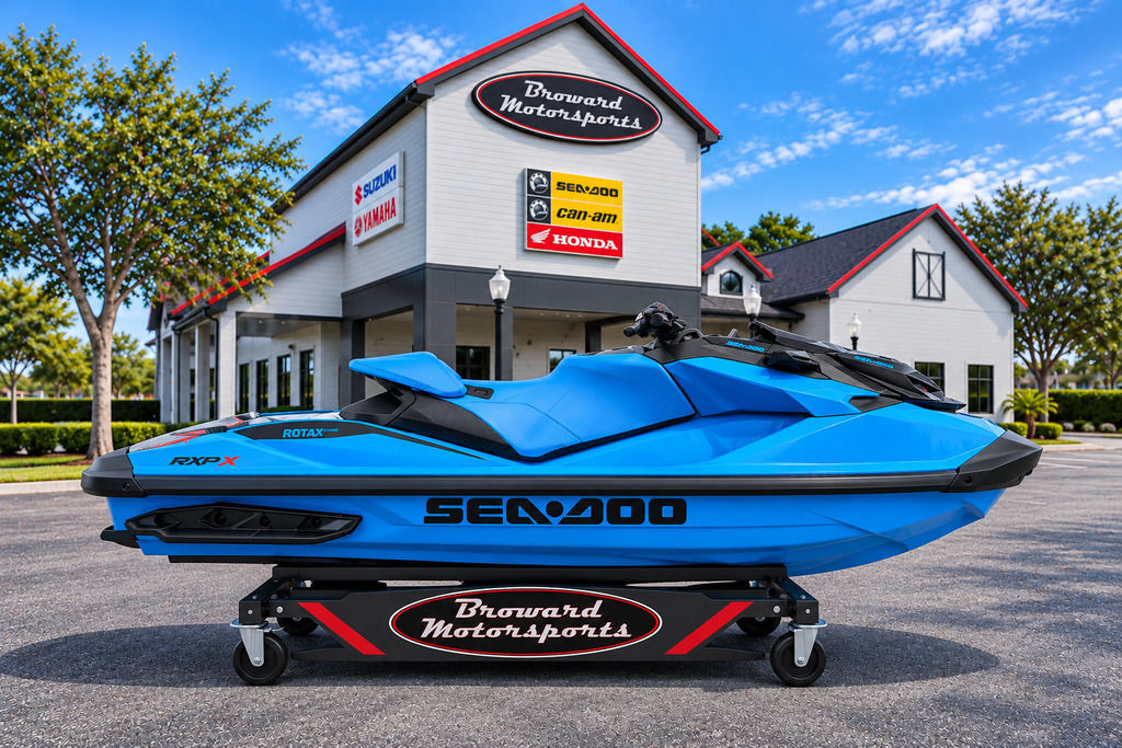2026 Sea-Doo RXP-X 325 iBR Gulfstream Blue Premium Two Seater jet ski