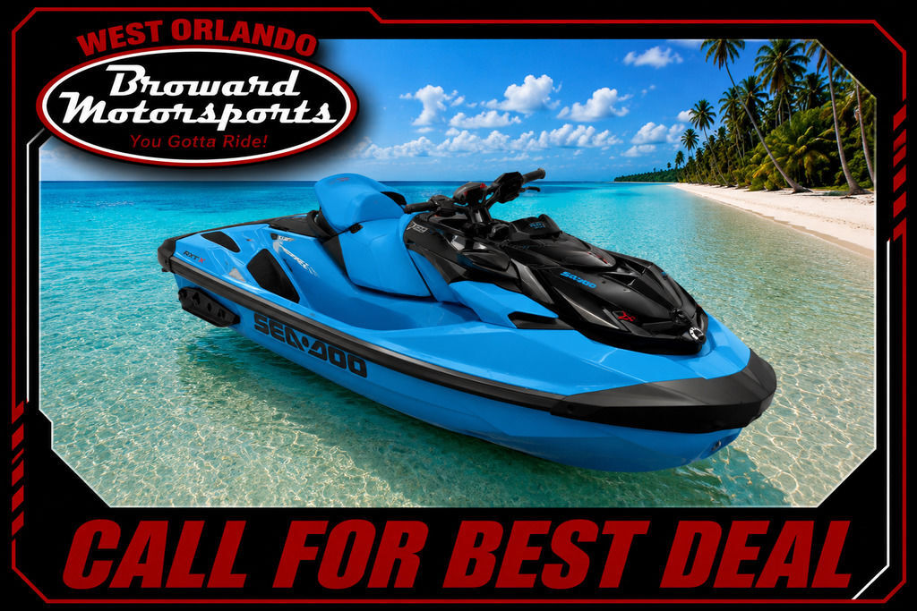 2026 Sea-Doo RXP-X 325 Tech, BRP Premium A, iBR Gulfstream Blue P X 325 in Oakland, FL