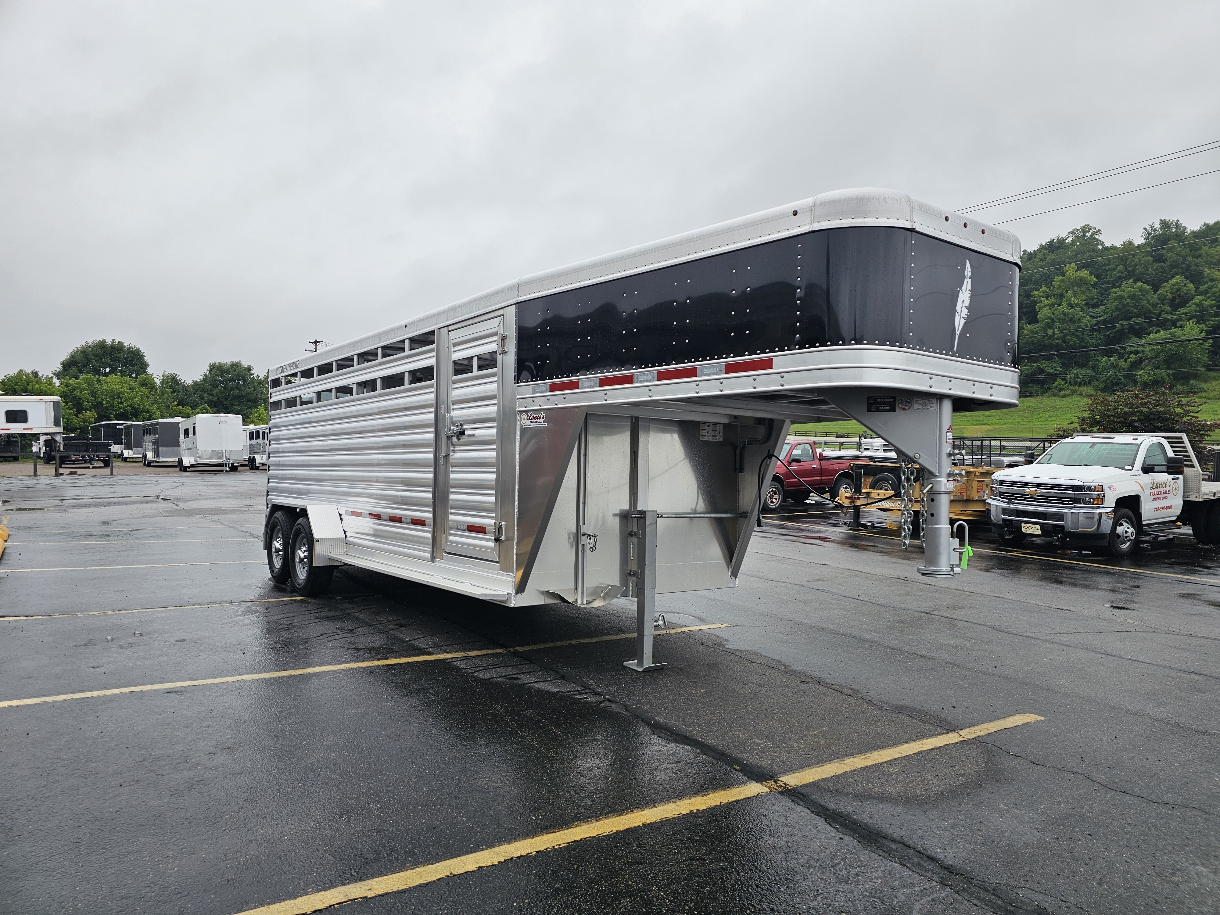2027 Featherlite Trailers 20' Extra Tall Livestock Trailer in Athens, OH