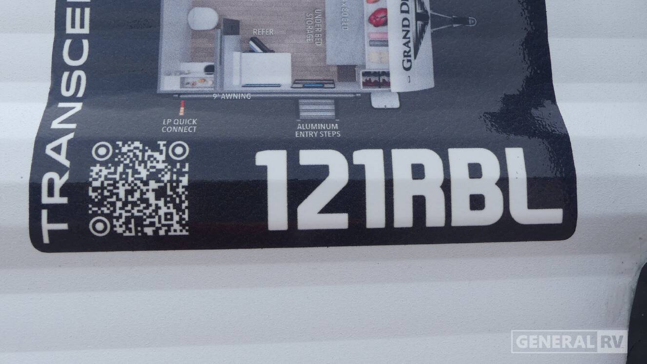 A photo of this 2027 Grand Design Transcend Lite 121RBL