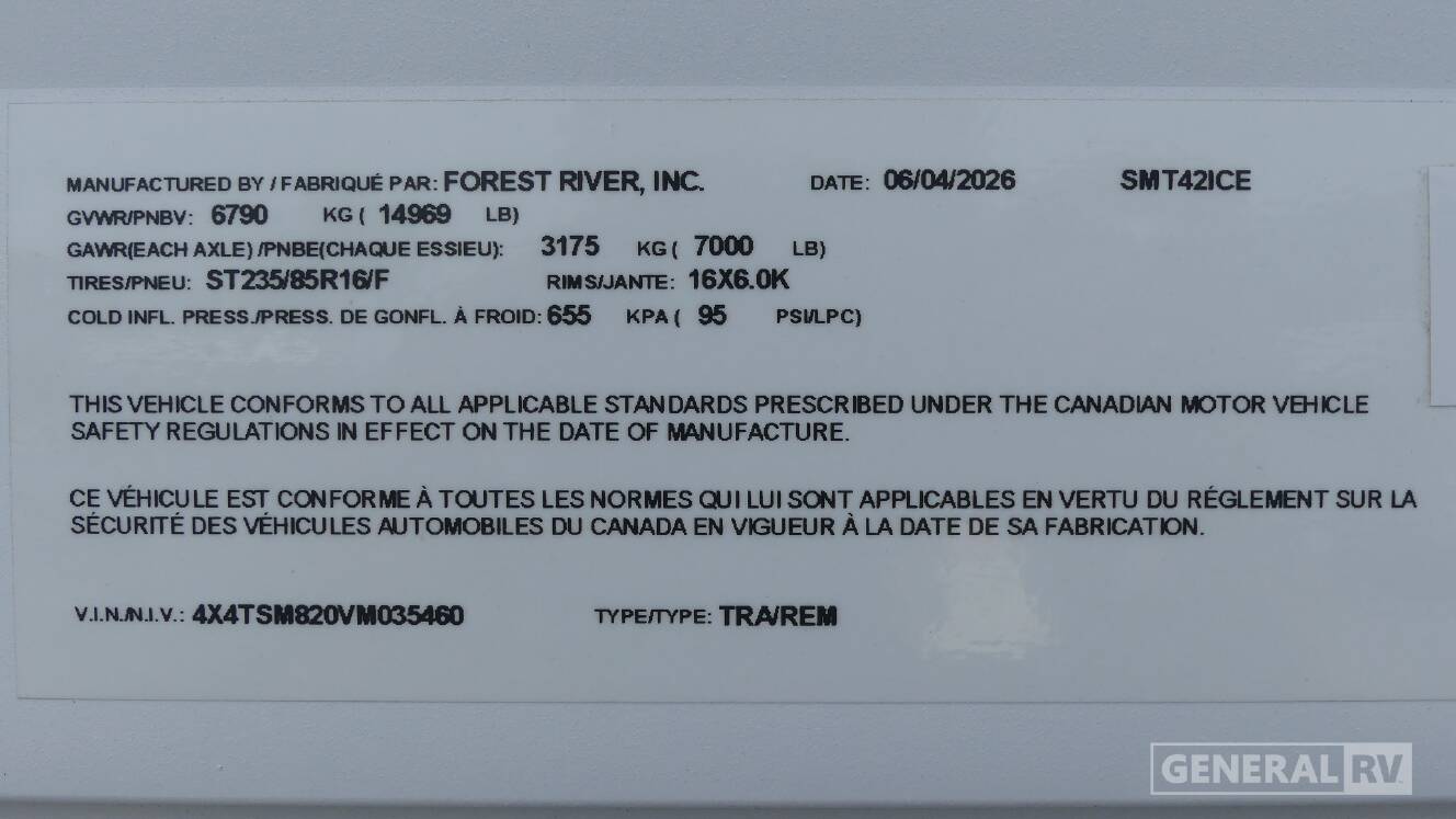 A photo of this 2027 Forest River SALEM GRAND VILLA 42ICE