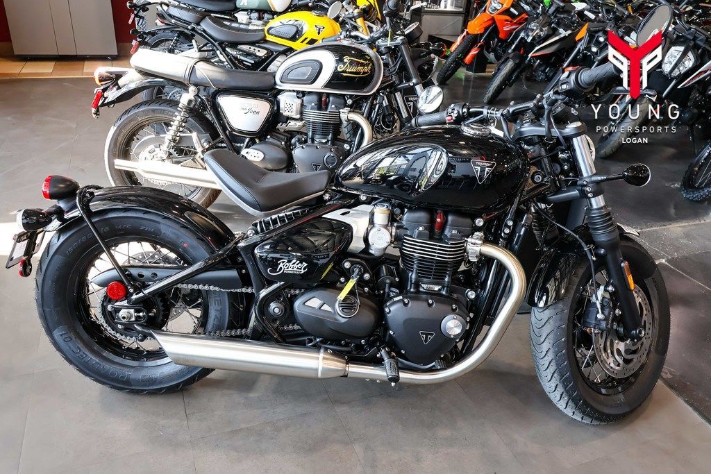 2026 Triumph Bonneville Bobber Jet black in Logan, UT