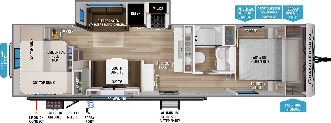 2027 Grand Design TRANSCEND 295QBT in mt clemens MI