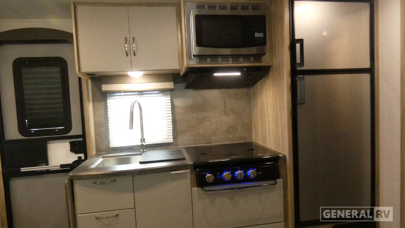 A photo of this 2021 Winnebago Micro Minnie 2108TB