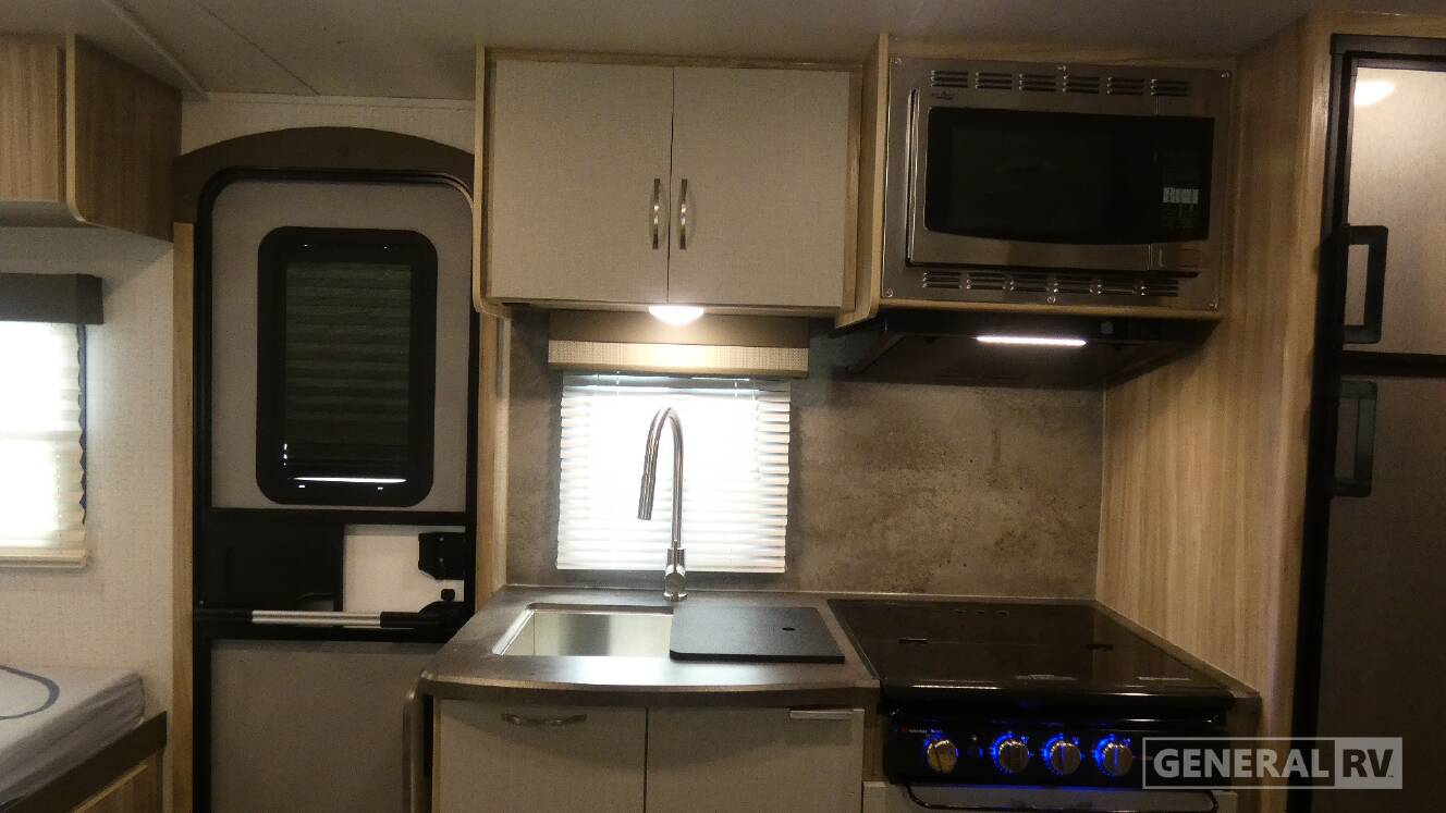 A photo of this 2021 Winnebago Micro Minnie 2108TB