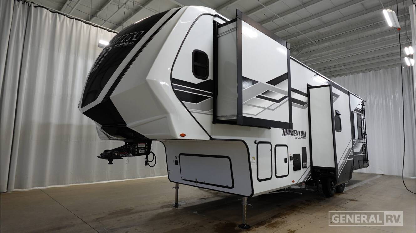 A photo of this 2026 Grand Design Momentum G-Class 320G