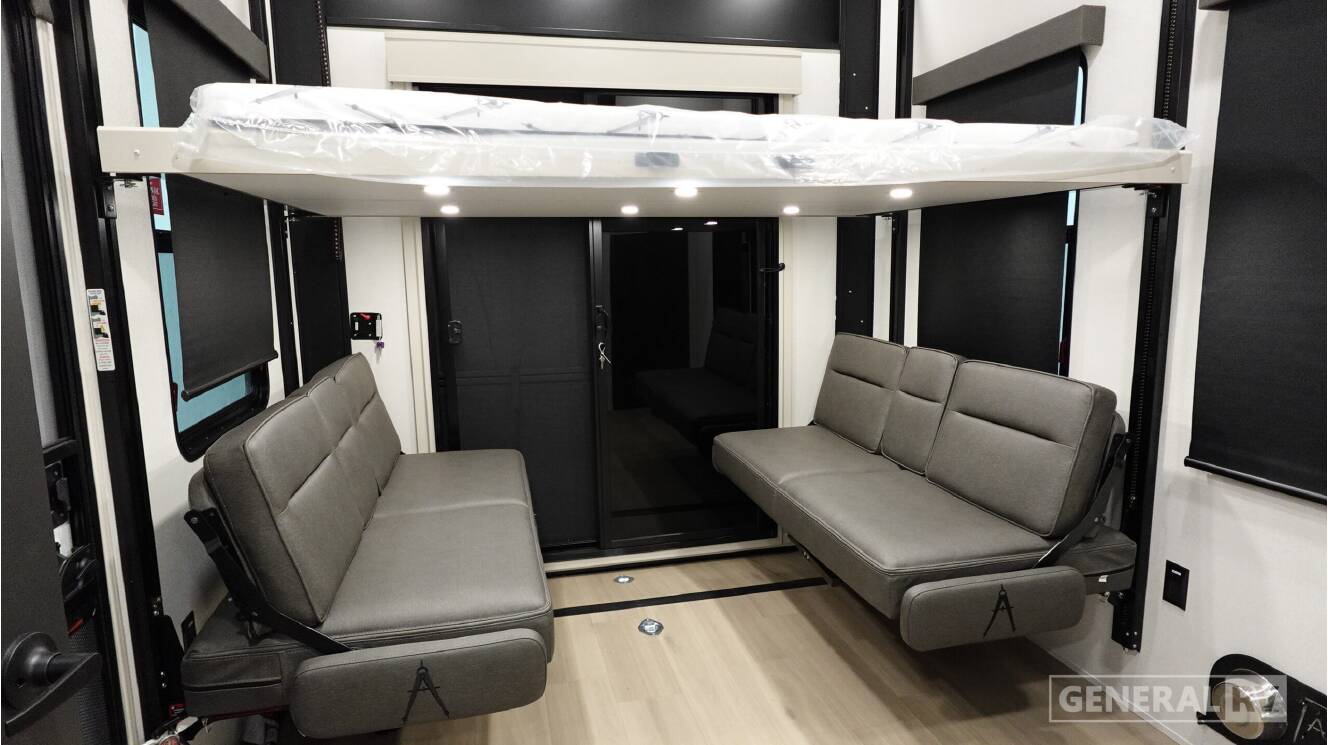 A photo of this 2026 Grand Design Momentum G-Class 320G