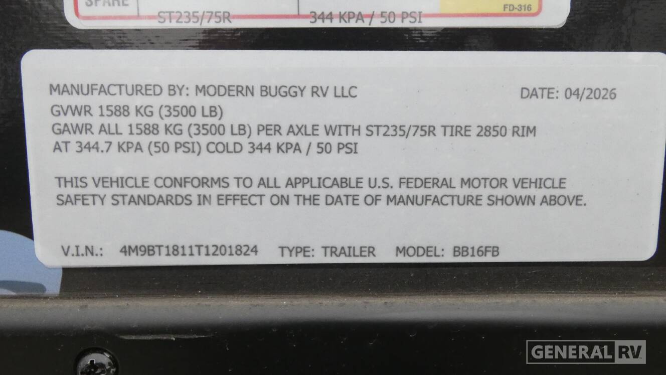 A photo of this 2026 Modern Buggy BIG BUGGY BB16