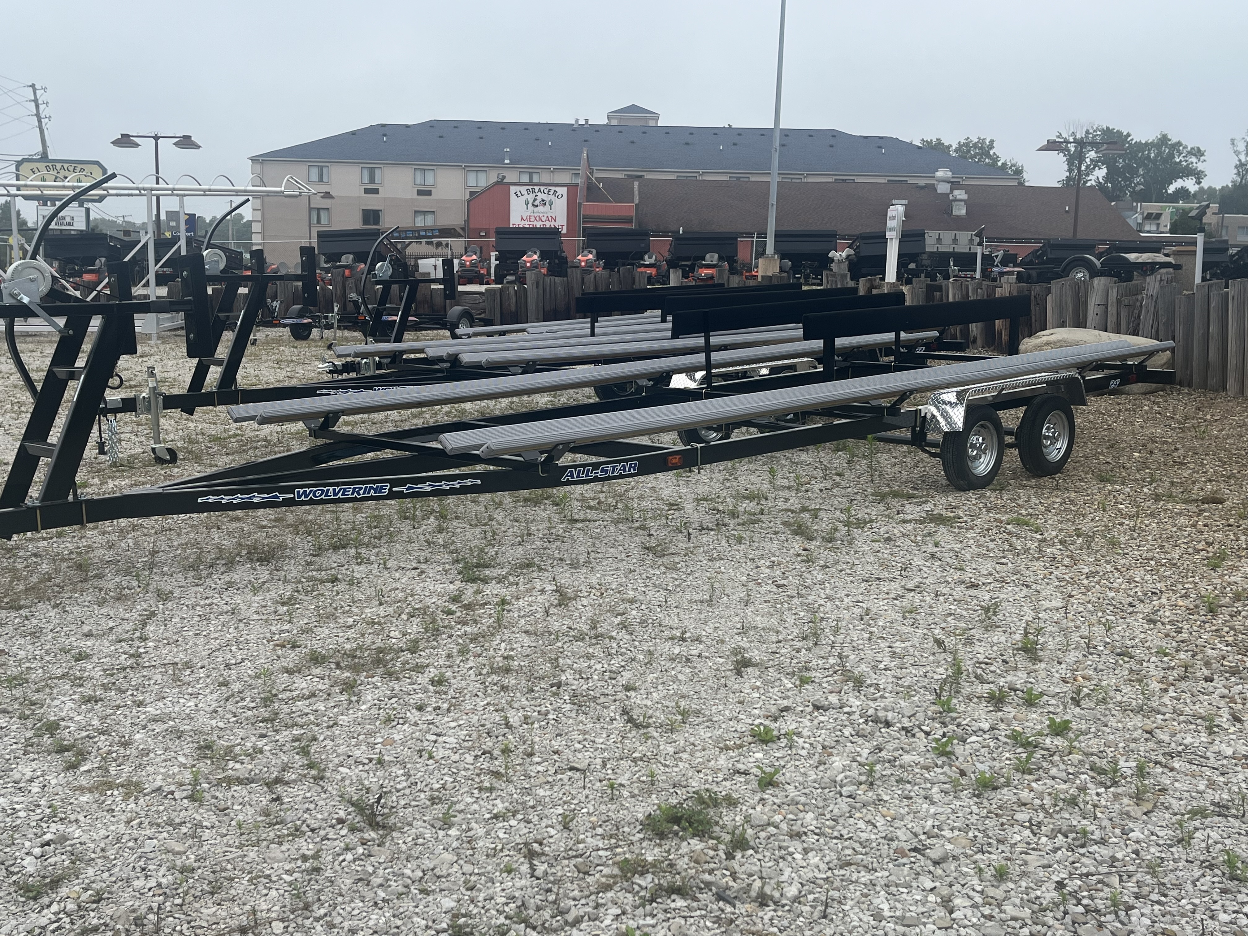 2026 Wolverine 24 TANDEM AXLE ALL-STAR PONTOON (8FT LOADGUIDES,NO BRA in la porte IN
