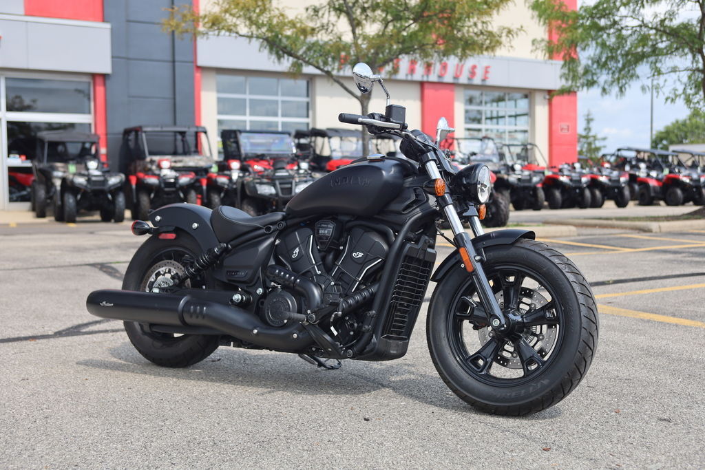 2025 Indian Motorcycle® Scout® Sixty Bobber Limited Black Smoke BASE in Marysville, OH